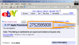 Jak odnaleĽć identyfikator aukcji w eBay